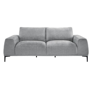 Middleton Sofa: Light Grey linen