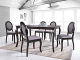 Kore Dinette with Fabric Chairs (7 pc)