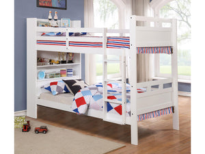 Lenore Bunk Bed (White)