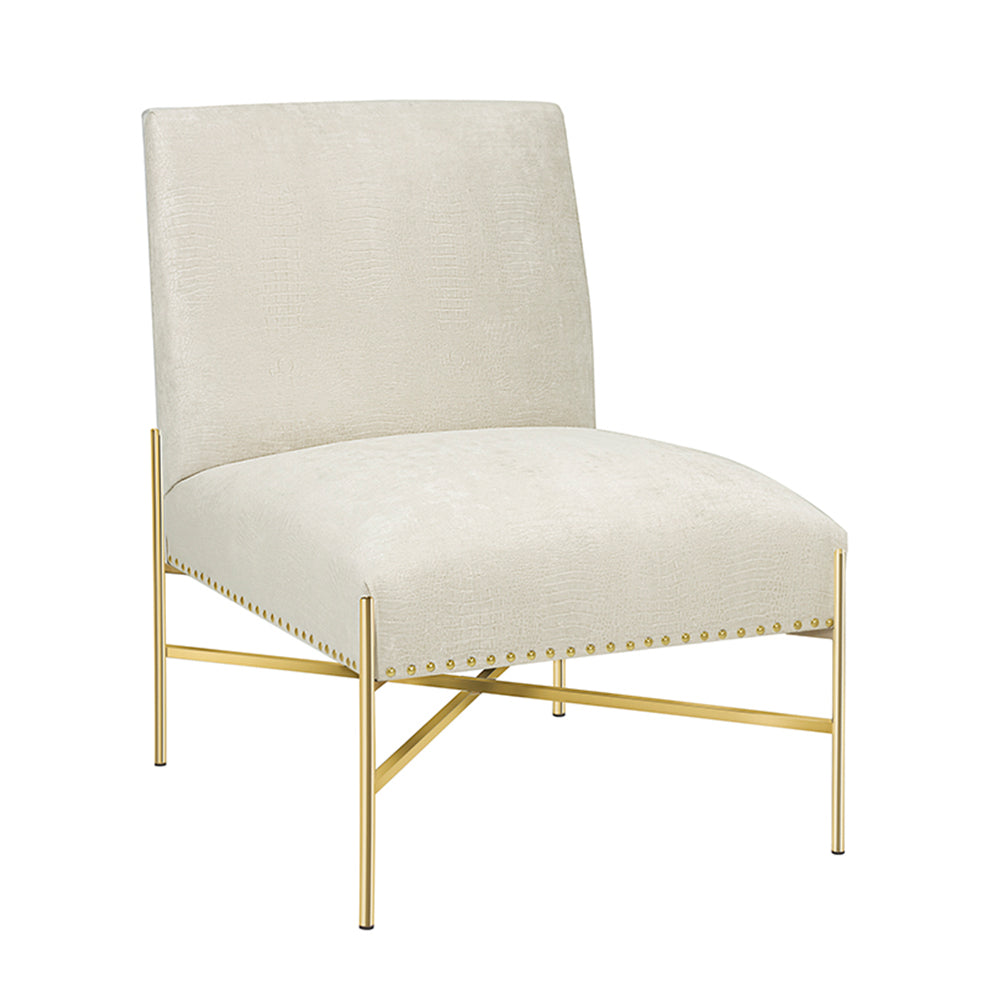 Barrymore Chair (Ivory Reptile)
