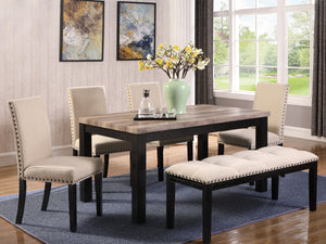 Elisa Dining Set with Bench