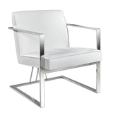 Fairmont Chair (White Leatherette)