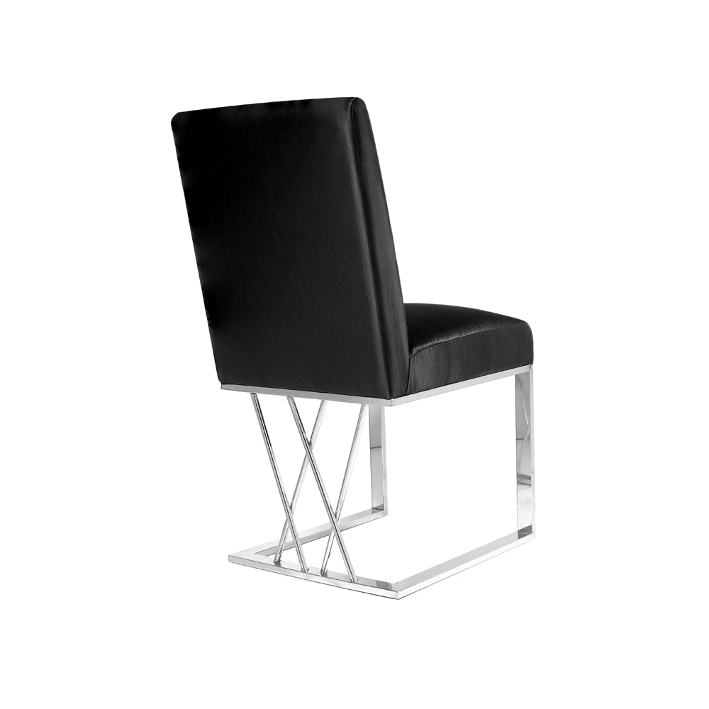 Martini Chair (Black Velvet)