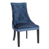 Rimzy Dining Chair (Blue Velvet)
