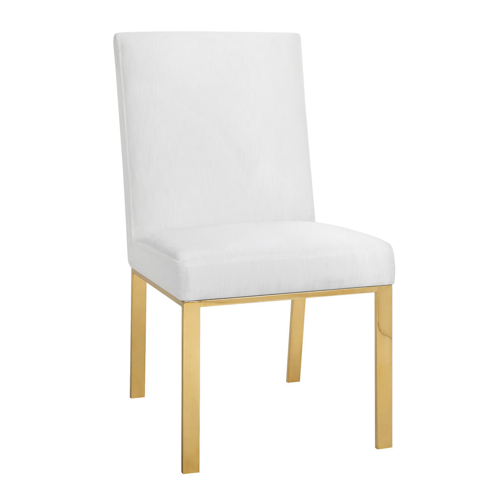 Wellington Dining Chair (White Gold)