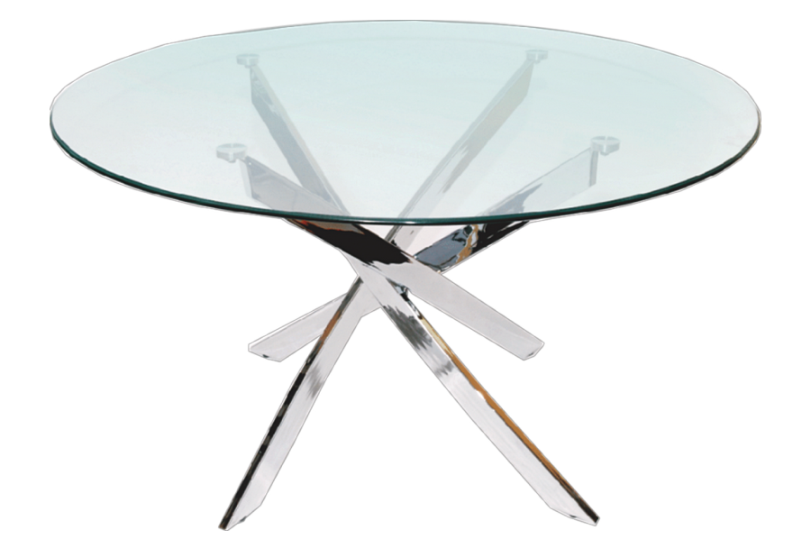 Sword Circle Dining Table (Silver)